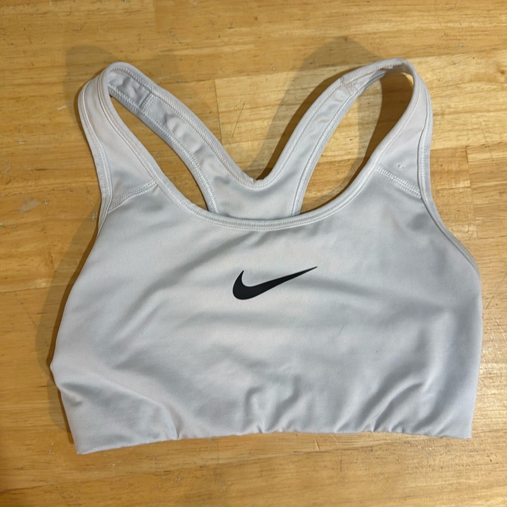 White Nike Sports Bra